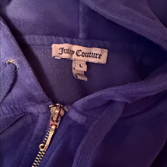 Juicy Couture Blue Track Pants and Hoodie Set - Picture 4 of 8
